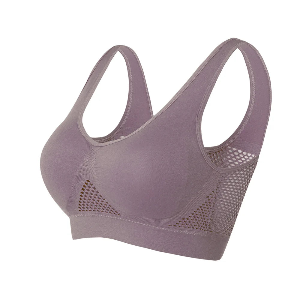 Sculpt Fit Seamless Sports Bra – Push-Up Support from M to 6XL | Breathable, Padded, and Made to Move