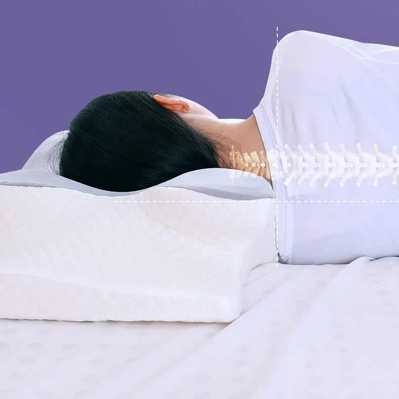 Orthopedic Memory Foam Pillow β Butterfly Shape for Neck Support