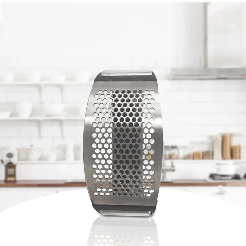 EZ-Crush™ Stainless Steel Garlic Press | Effortlessly mince garlic and veggies