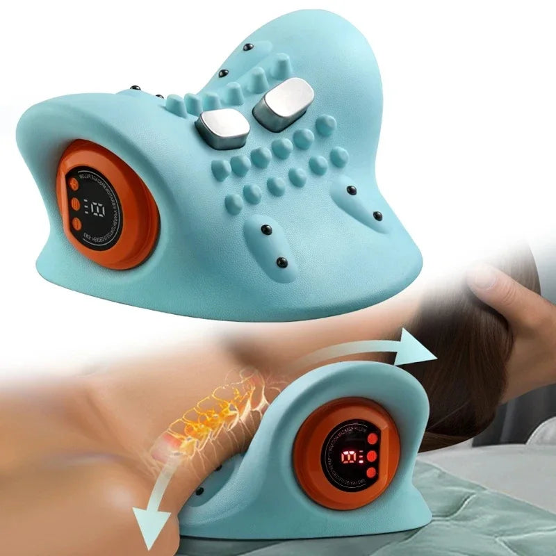 Neck Stretcher | Cervical Traction & Pulse Massage Pillow