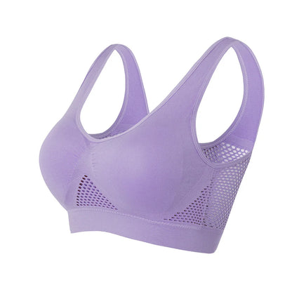 Sculpt Fit Seamless Sports Bra – Push-Up Support from M to 6XL | Breathable, Padded, and Made to Move
