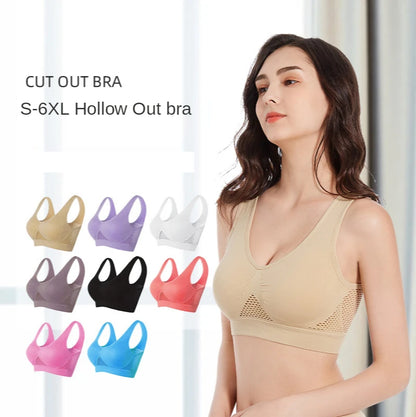 Sculpt Fit Seamless Sports Bra – Push-Up Support from M to 6XL | Breathable, Padded, and Made to Move