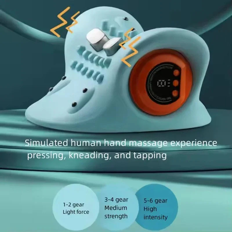 Neck Stretcher | Cervical Traction & Pulse Massage Pillow